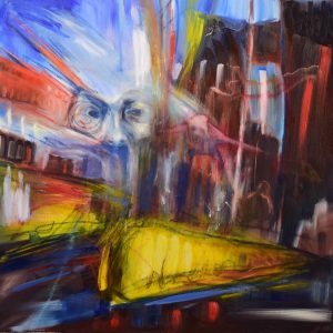 Am siebten Tage sollst du ruhn - Öl auf Leinwand 80 x 80 cm