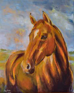 Pferd auf der Weide